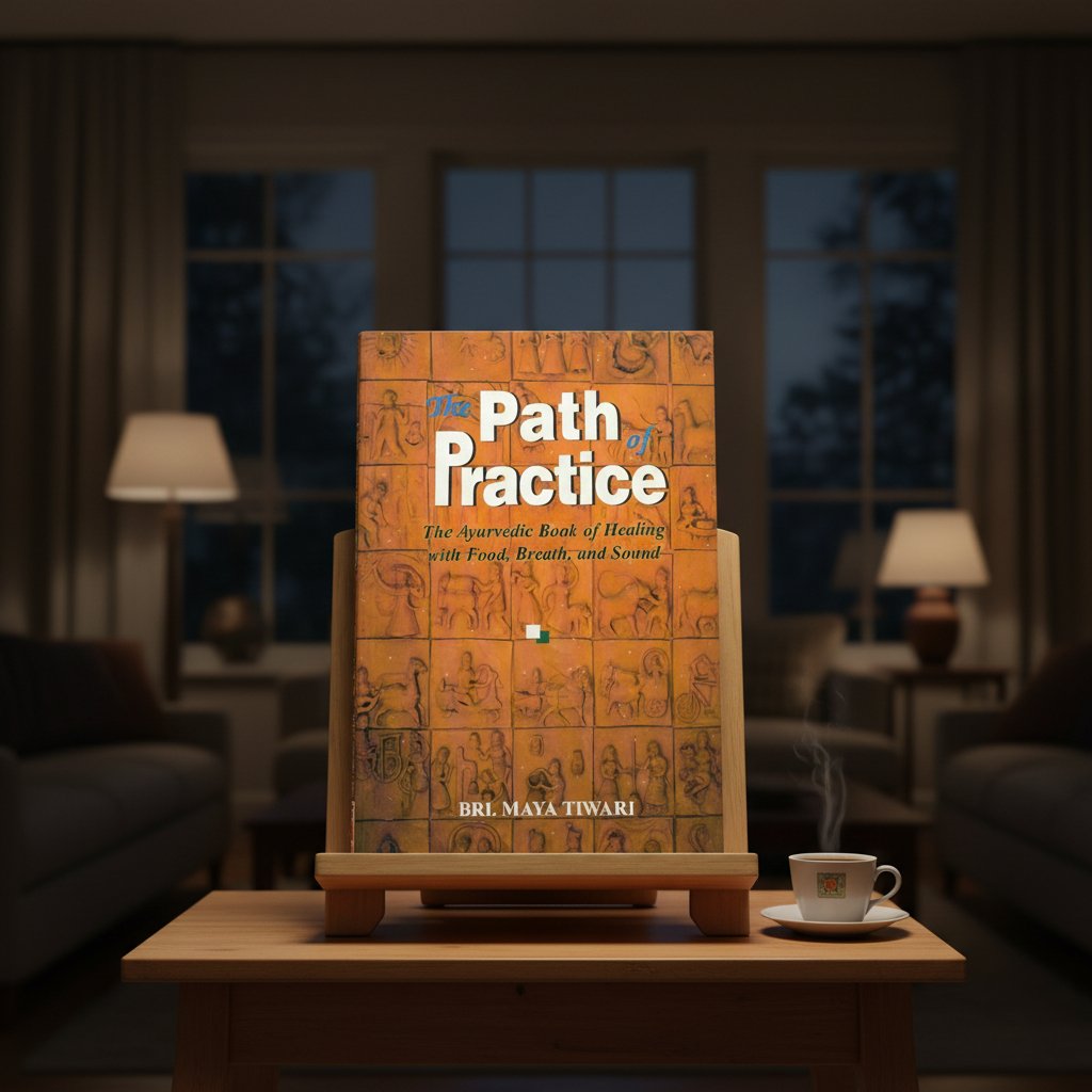 The Path of Practice: The Ayurvedic Book of Healing With Food, Breath and Sound (hardcover)